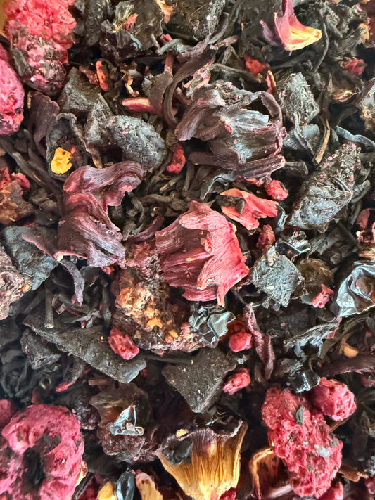 Peach, Raspberry "Peachy Keen" Black Tea Blend