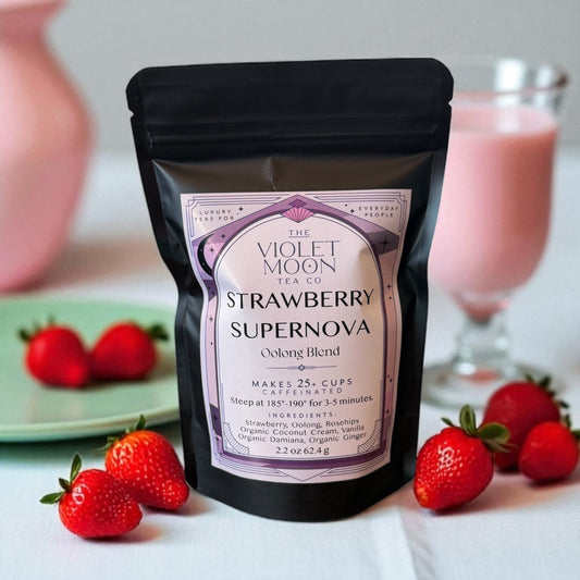 Strawberry, Vanilla, Ginger Milky Oolong Loose Leaf Blend